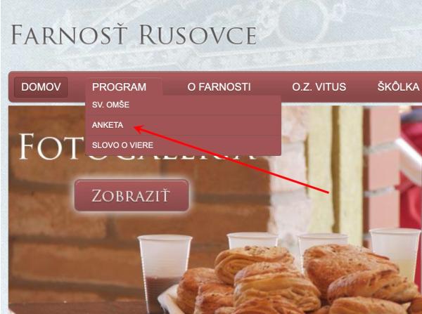 Anketa k bohoslužbám - neprehliadnite!